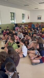 Alumnos de 1º ESO del colegio Filipense Blanca de Castilla de inmersión lingüística