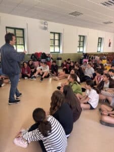 Alumnos de 1º ESO del colegio Filipense Blanca de Castilla de inmersión lingüística