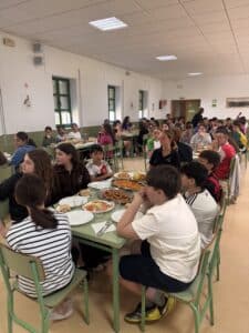 Alumnos de 1º ESO del colegio Filipense Blanca de Castilla de inmersión lingüística