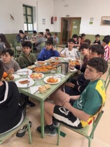 Alumnos de 1º ESO del colegio Filipense Blanca de Castilla de inmersión lingüística