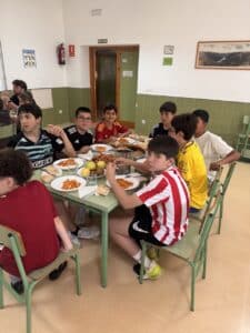 Alumnos de 1º ESO del colegio Filipense Blanca de Castilla de inmersión lingüística