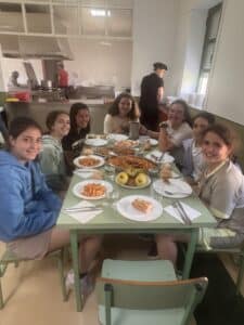 Alumnos de 1º ESO del colegio Filipense Blanca de Castilla de inmersión lingüística