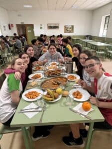 Alumnos de 1º ESO del colegio Filipense Blanca de Castilla de inmersión lingüística