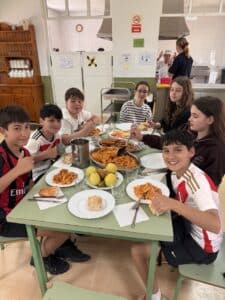 Alumnos de 1º ESO del colegio Filipense Blanca de Castilla de inmersión lingüística