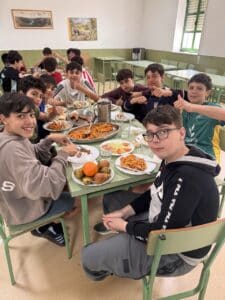 Alumnos de 1º ESO del colegio Filipense Blanca de Castilla de inmersión lingüística