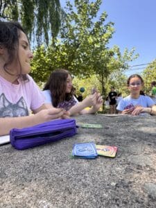 Alumnos de 1º ESO del colegio Filipense Blanca de Castilla de inmersión lingüística