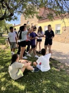 Alumnos de 1º ESO del colegio Filipense Blanca de Castilla de inmersión lingüística