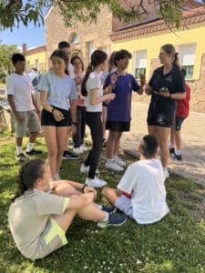 Alumnos de 1º ESO del colegio Filipense Blanca de Castilla de inmersión lingüística