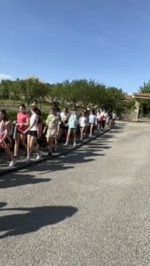Alumnos de 1º ESO del colegio Filipense Blanca de Castilla de inmersión lingüística