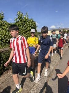 Alumnos de 1º ESO del colegio Filipense Blanca de Castilla de inmersión lingüística