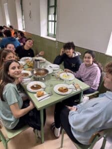 Alumnos de 1º ESO del colegio Filipense Blanca de Castilla de inmersión lingüística