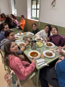 Alumnos de 1º ESO del colegio Filipense Blanca de Castilla de inmersión lingüística