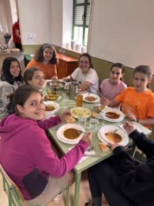 Alumnos de 1º ESO del colegio Filipense Blanca de Castilla de inmersión lingüística