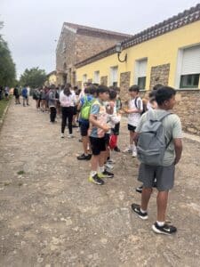 Alumnos de 1º ESO del colegio Filipense Blanca de Castilla de inmersión lingüística