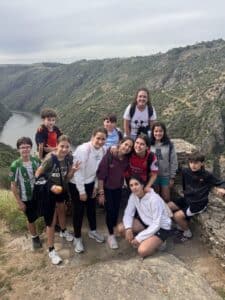 Alumnos de 1º ESO del colegio Filipense Blanca de Castilla de inmersión lingüística