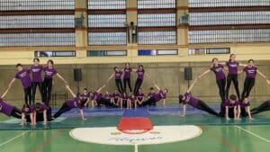 XVI muestra de acrosport del Colegio Filipense Blanca de Castilla de Palencia