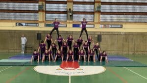 XVI muestra de acrosport del Colegio Filipense Blanca de Castilla de Palencia