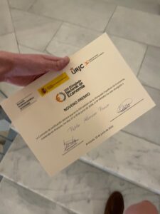 Pablo Aconero, del Colegio Filipense Blanca de Castilla de Palencia, noveno en la olimpiada de economía en su fase nacional.
